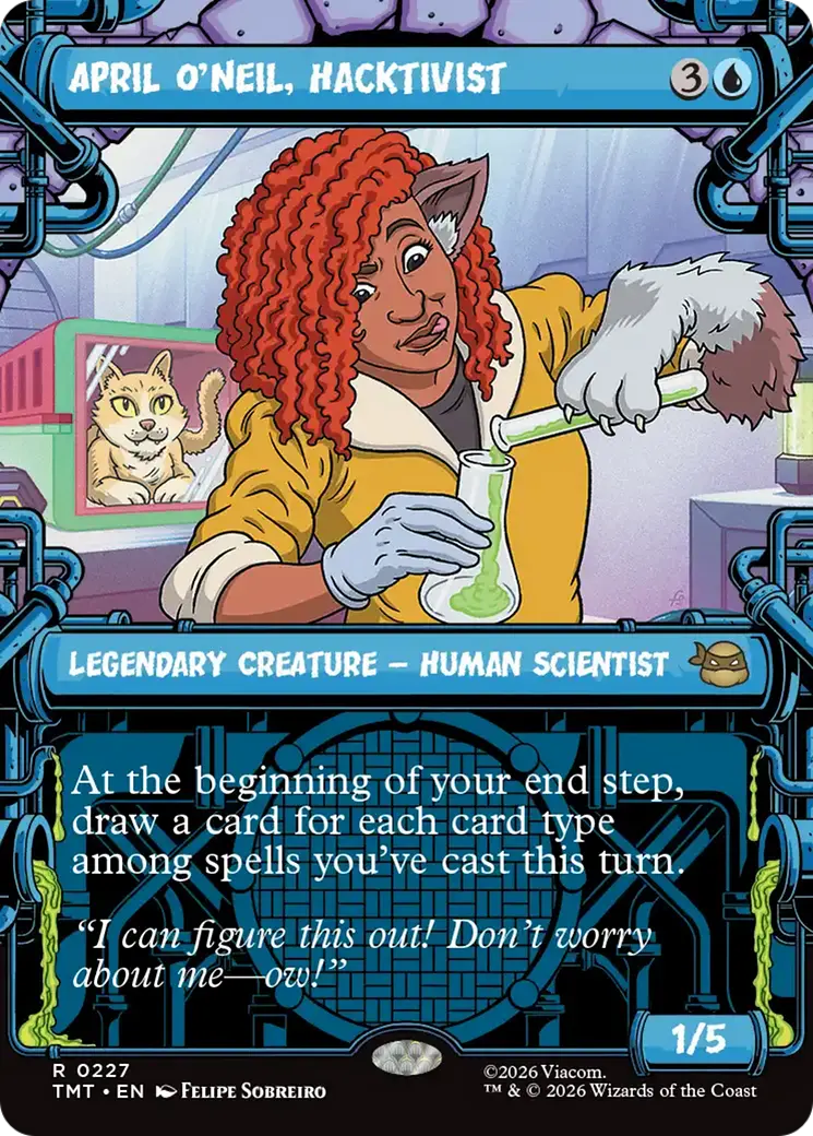 April O'neil, Hacktivist (0227) (Showcase) [Teenage Mutant Ninja Turtles] 1