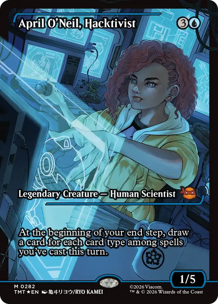 April O'neil, Hacktivist (0282) (Showcase) [Teenage Mutant Ninja Turtles] 1