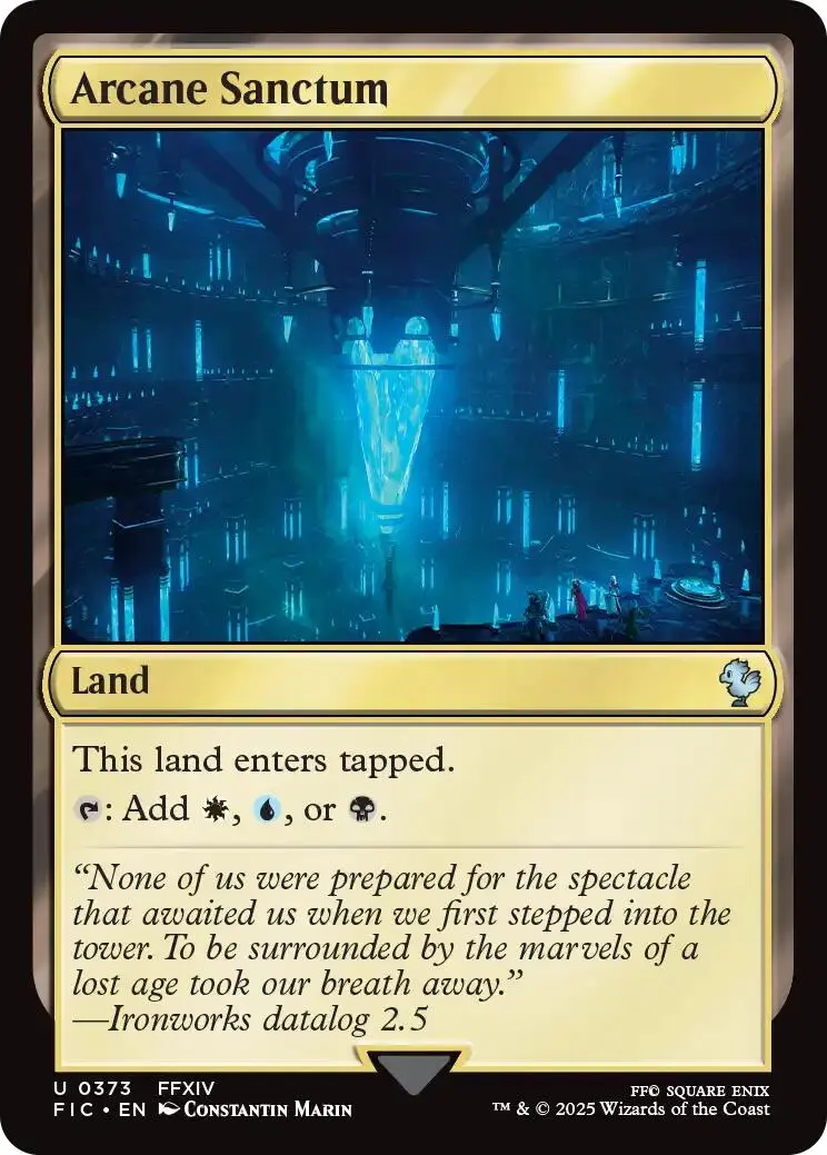 Arcane Sanctum (Surge Foil) [Final Fantasy Commander] 1