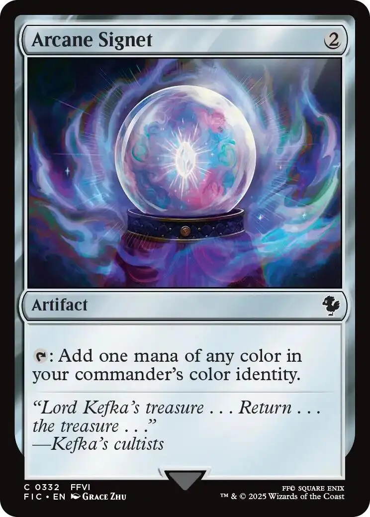 Arcane Signet (0332) (Surge Foil) [Final Fantasy Commander] 1