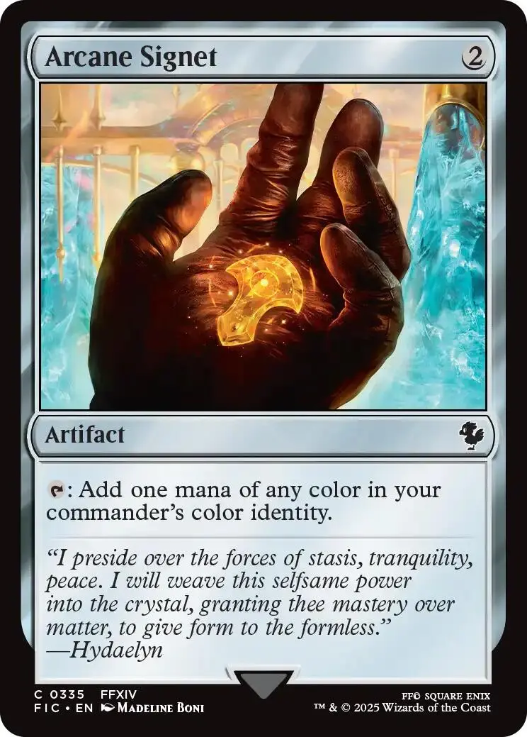 Arcane Signet (0335) (Surge Foil) [Final Fantasy Commander] 1