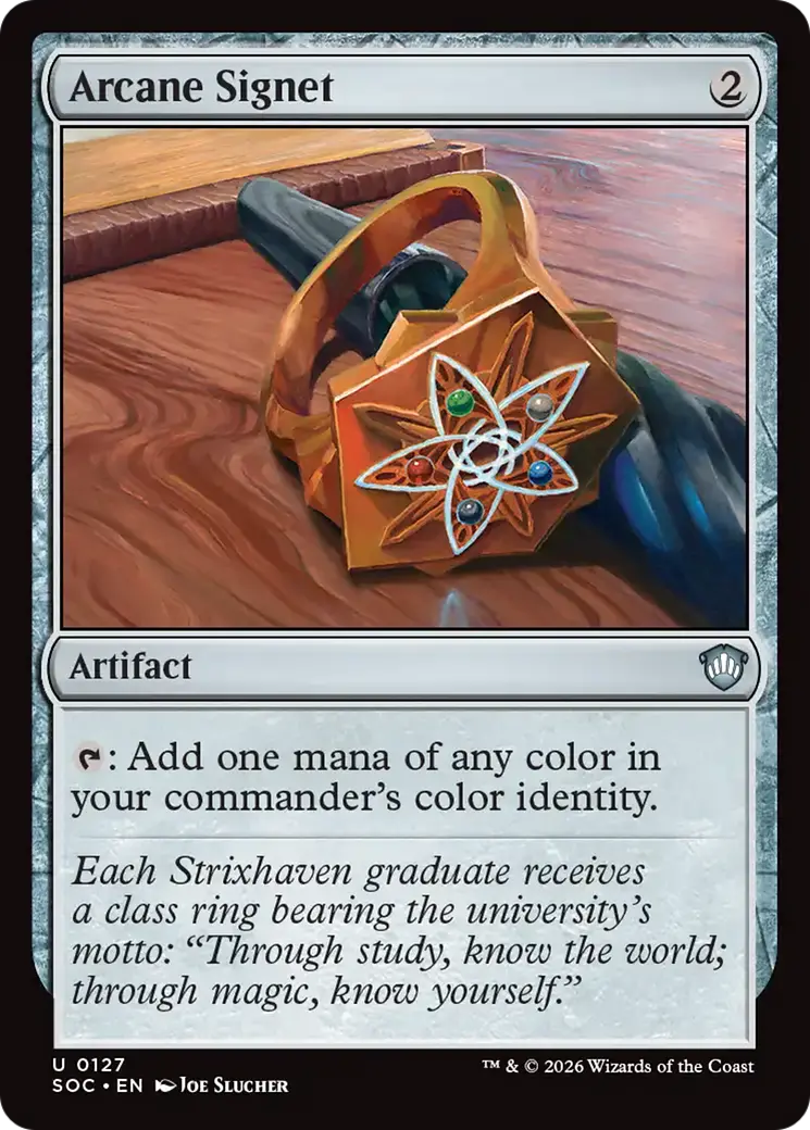 Arcane Signet [Secrets Of Strixhaven Commander] 1