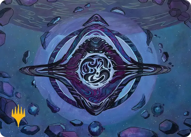 Archenemy's Charm Art Card (Gold-Stamped Planeswalker Symbol) [Edge Of Eternities Art Series] 1