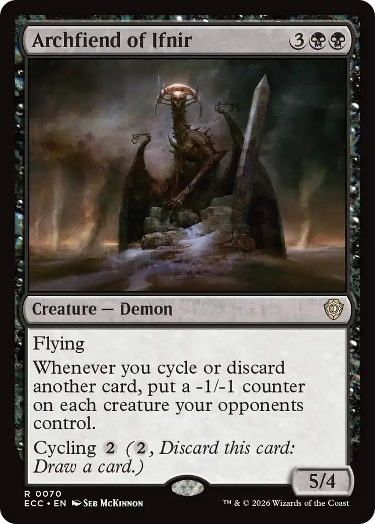 Archfiend Of Ifnir [Lorwyn Eclipsed Commander] 1