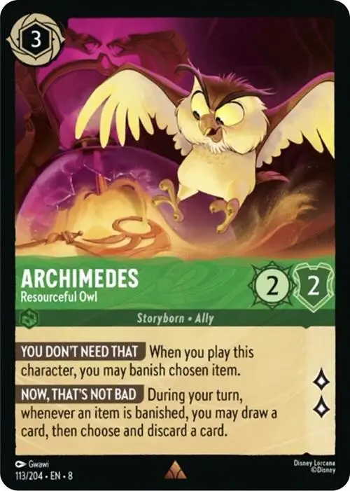 Archimedes - Resourceful Owl (113/204) [Reign Of Jafar] 1