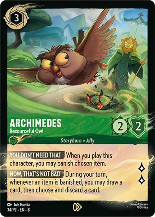 Archimedes - Resourceful Owl (34/P2) [Promo Cards] 1