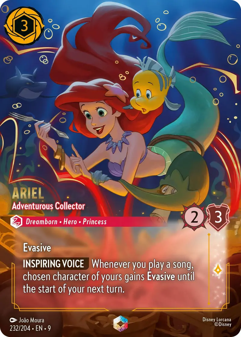 Ariel - Adventurous Collector (Enchanted) (232/204) [Fabled] 1