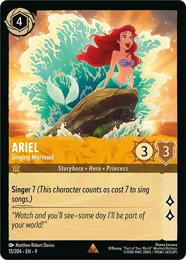 Ariel - Singing Mermaid (15/204) [Fabled] 1