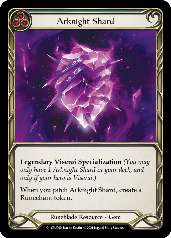 Arknight Shard (Rainbow Foil) [Cru000-Rf] Unlimited Rainbow Foil 1