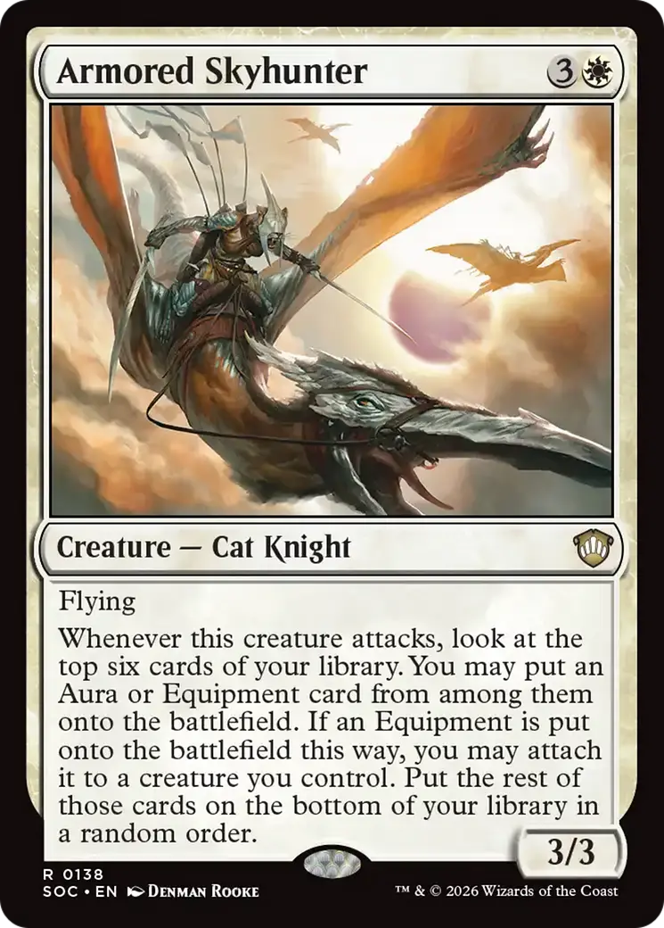 Armored Skyhunter [Secrets Of Strixhaven Commander] 1