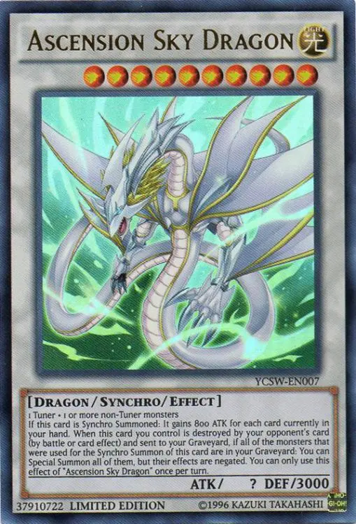 Ascension Sky Dragon [Ycsw-En007] Ultra Rare 1