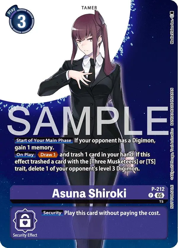 Asuna Shiroki [P-212] (Hacker's Slumber Box Promotion Pack) [Promotional Cards] 1