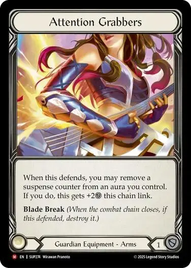 Attention Grabbers (Cold Foil) [Sup273] (Super Slam)  Cold Foil 1