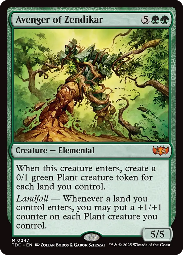Avenger Of Zendikar [Tarkir: Dragonstorm Commander] 1