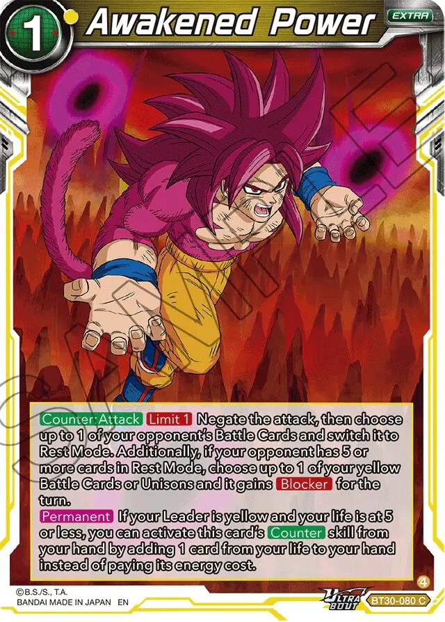 Awakened Power (Bt30-080) [Three Glorious Fighters] 1
