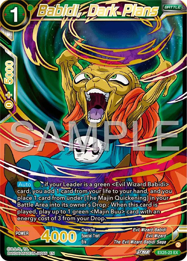 Babidi, Dark Plans (Ex25-23) [Premium Anniversary Box 2025] 1