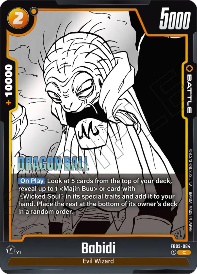 Babidi [Manga Booster 01] 1