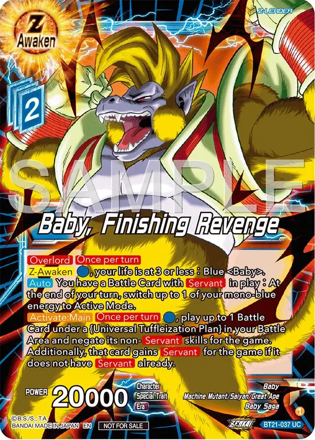 Baby, Finishing Revenge (Championship 2024 Finals Zenkai Pack) (Bt21-037) [Tournament Promotion Cards] 1