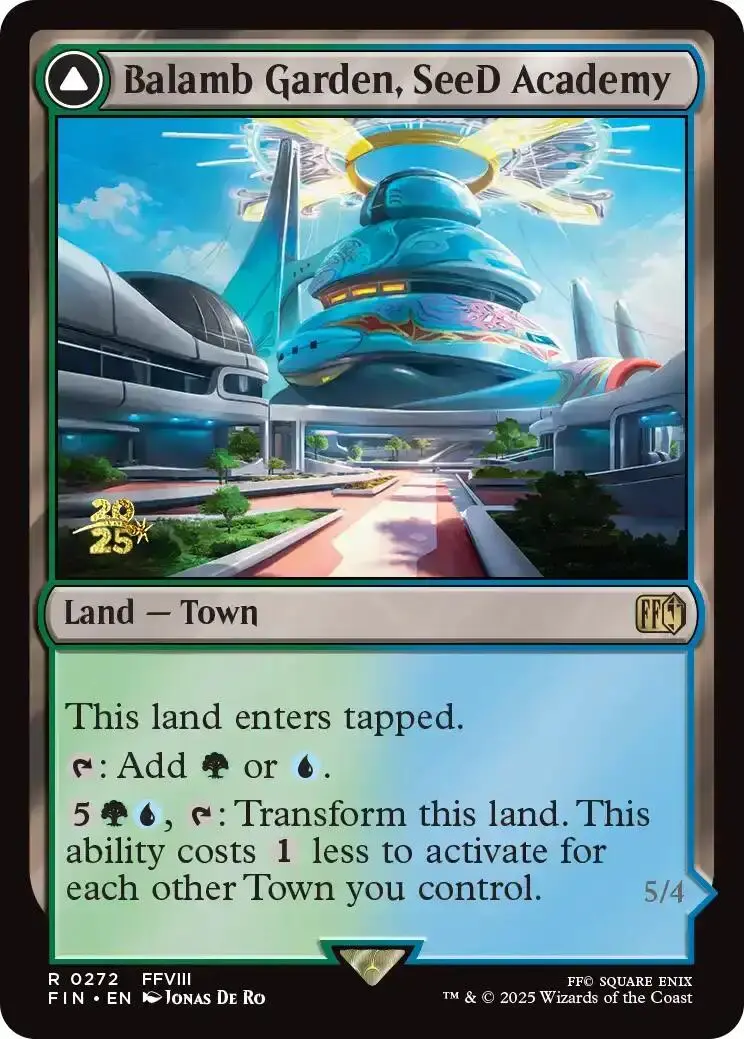 Balamb Garden, Seed Academy // Balamb Garden, Airborne [Final Fantasy Prerelease Promo] 1