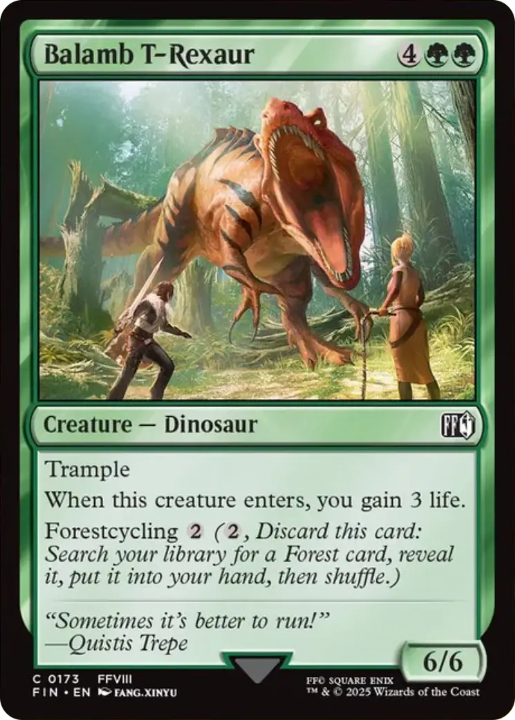 Balamb T-Rexaur [Final Fantasy] 1