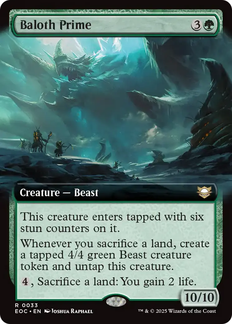 Baloth Prime (Extended Art) [Edge Of Eternities Commander] 1