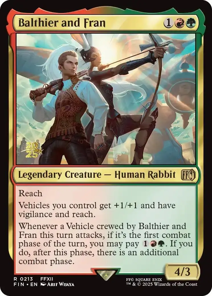 Balthier And Fran [Final Fantasy Prerelease Promo] 1