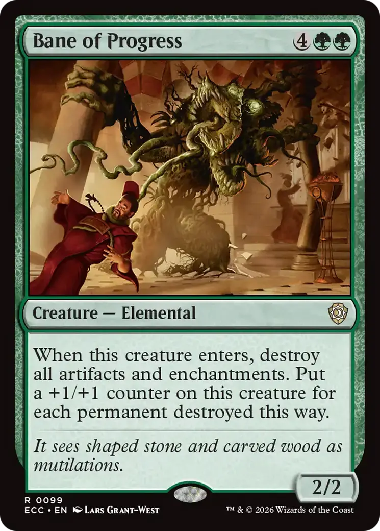 Bane Of Progress [Lorwyn Eclipsed Commander] 1