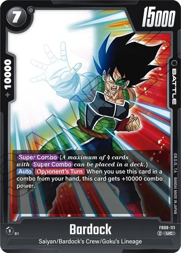 Bardock (Fb08-111) [Saiyan's Pride] 1
