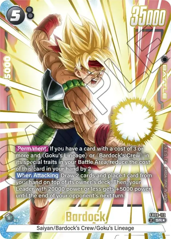 Bardock (Fb08-112) (Alternate Art) [Saiyan's Pride] 1