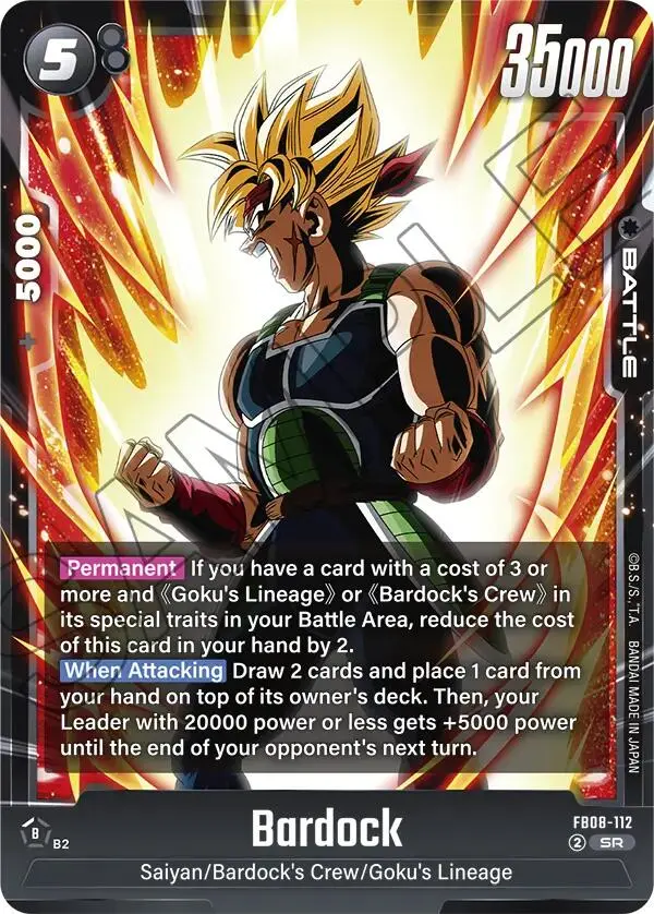Bardock (Fb08-112) [Saiyan's Pride] 1