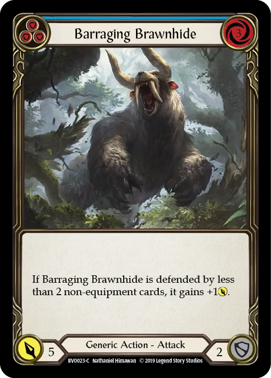 Barraging Brawnhide (Blue) [Bvo023-C] Normal 1