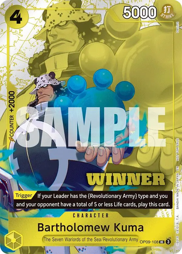 Bartholomew Kuma (Winner Pack 2025 Vol. 4) [One Piece Promotion Cards] 1