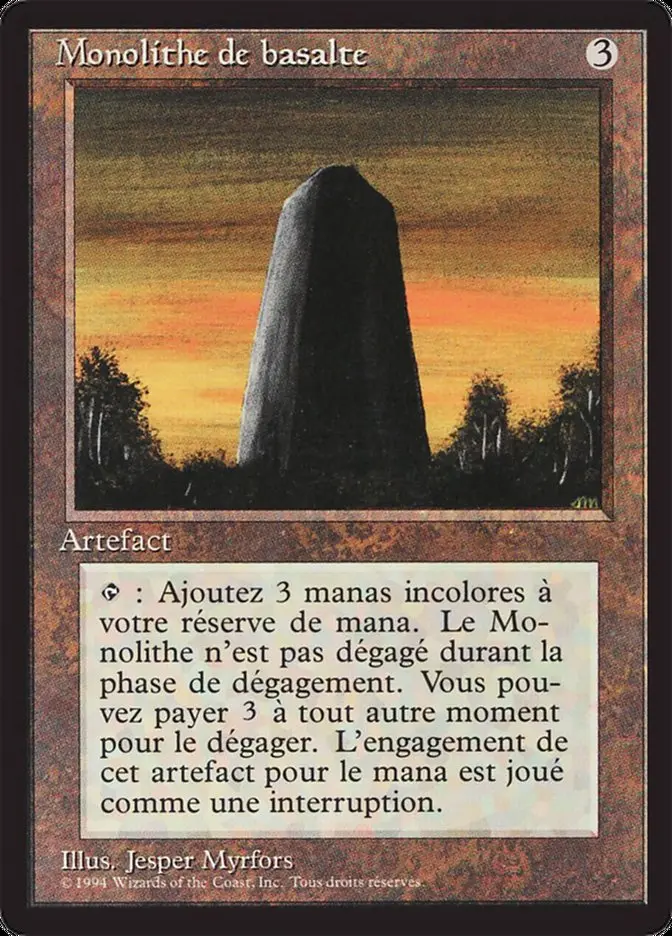 Basalt Monolith [Foreign Black Border] 1
