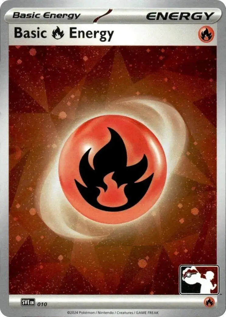 Basic Fire Energy (010) (Cosmos Holo) [Prize Pack Series Seven] 1