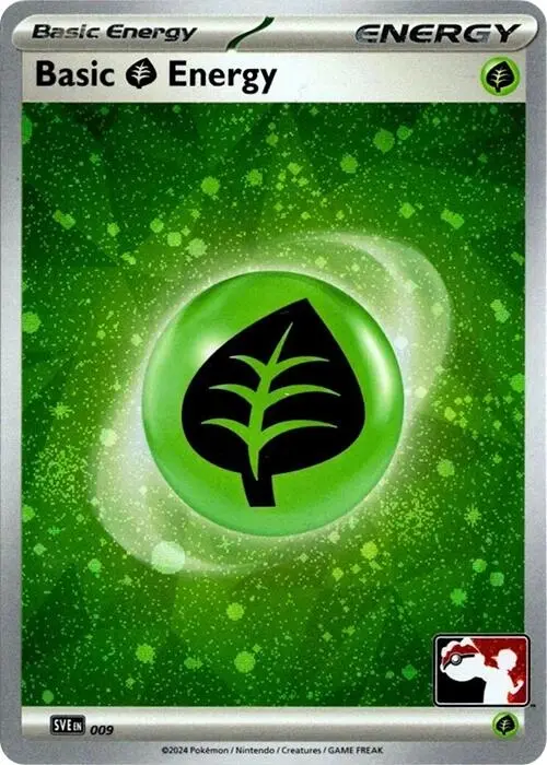 Basic Grass Energy (009) (Cosmos Holo) [Prize Pack Series Seven] 1