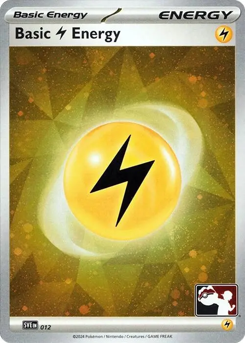 Basic Lightning Energy (012) (Cosmos Holo) [Prize Pack Series Seven] 1