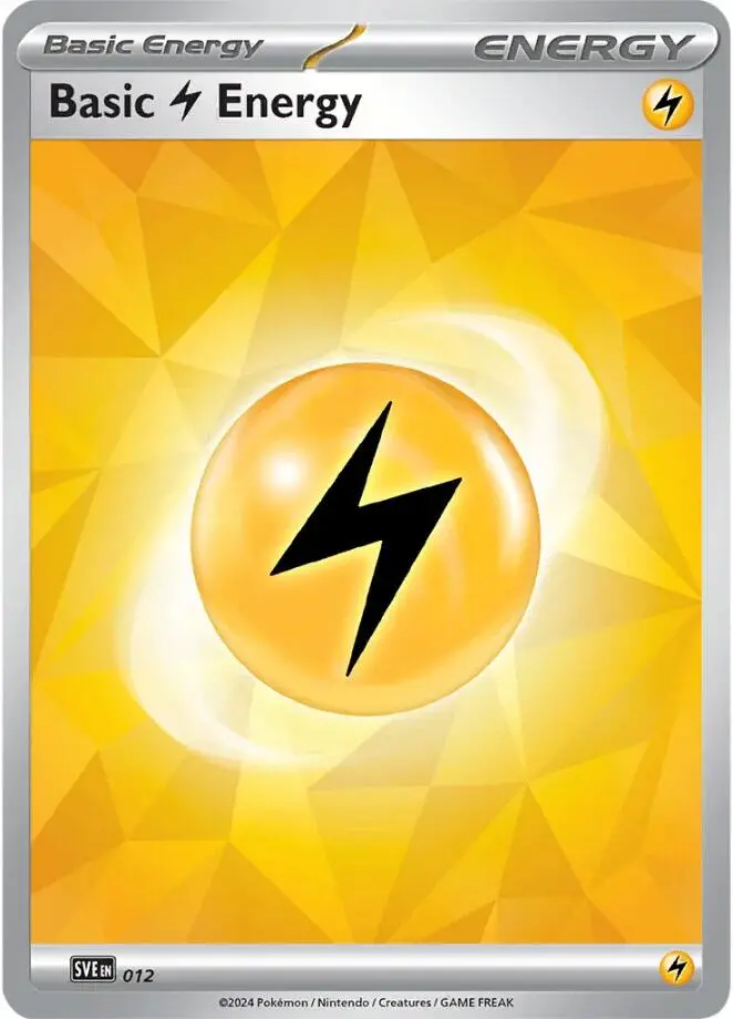 Basic Lightning Energy (012)(Holo) [Scarlet & Violet: Stellar Crown] 1