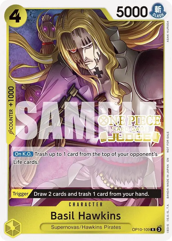 Basil Hawkins (Judge Pack Vol. 6) [One Piece Promotion Cards] 1