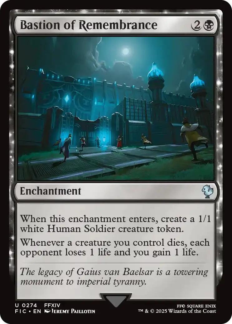 Bastion Of Remembrance (Surge Foil) [Final Fantasy Commander] 1