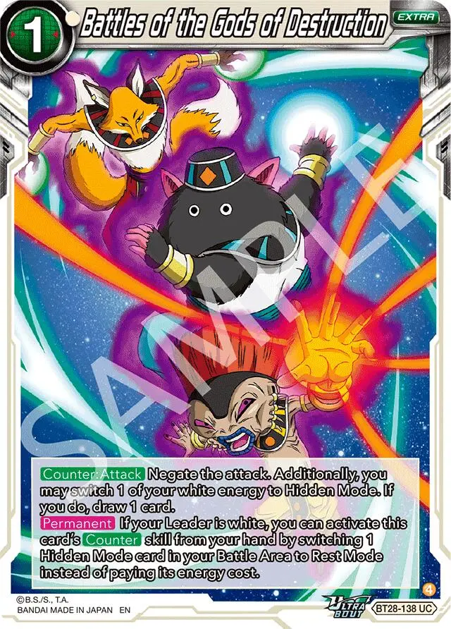 Battles Of The Gods Of Destruction (Bt28-138) [Prismatic Clash] 1