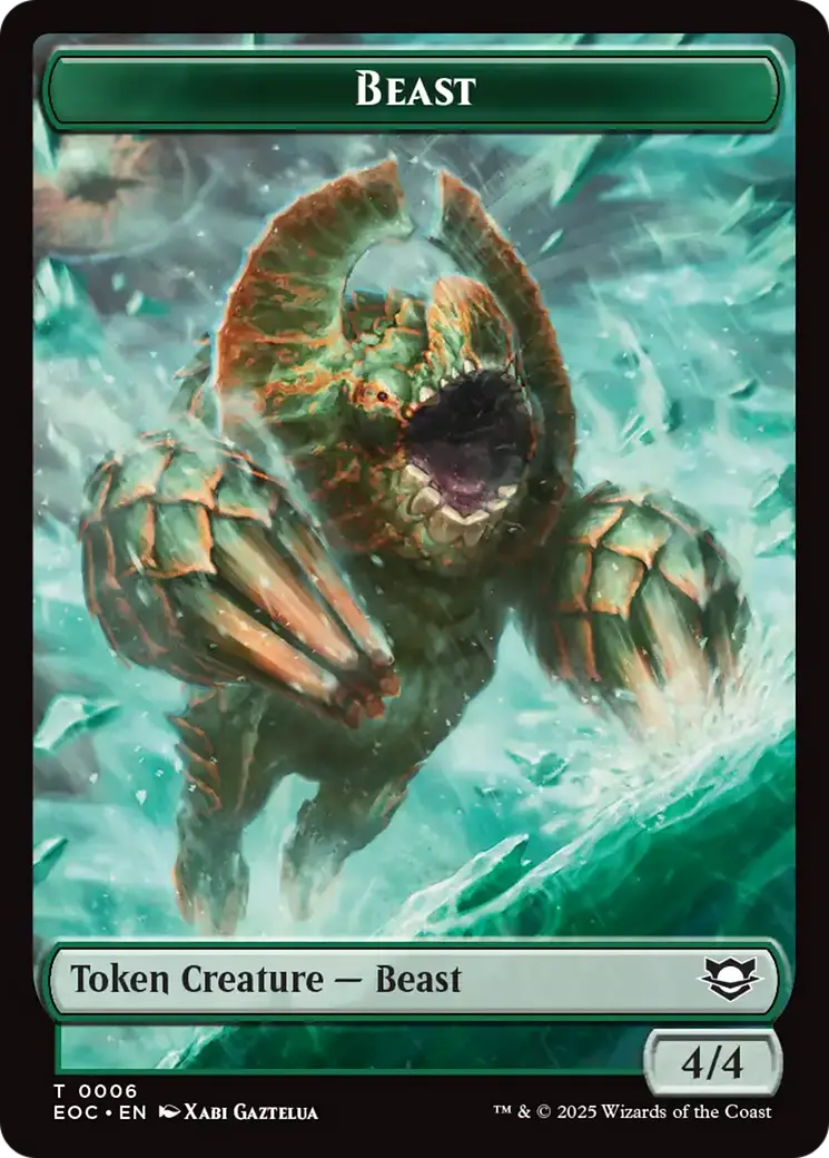 Beast (0006) // Elemental (0007) Double-Sided Token [Edge Of Eternities Tokens] 1