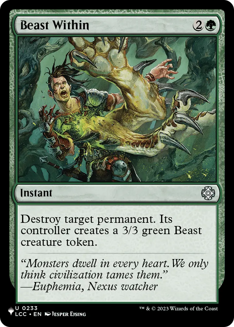 Beast Within (Lcc) [The List] 1