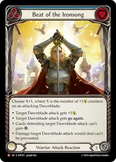 Beat Of The Ironsong [Sup251] (Super Slam)  Rainbow Foil 1