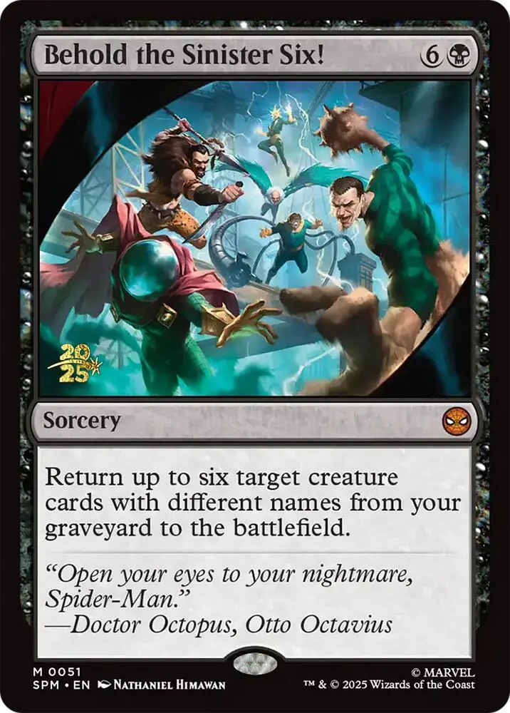 Behold The Sinister Six! [Marvel's Spider-Man Prerelease Promos] 1