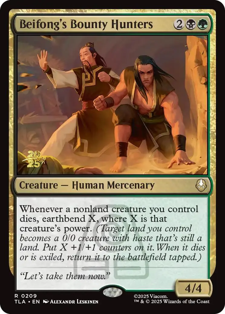 Beifong's Bounty Hunters [Avatar: The Last Airbender Prerelease Cards] 1