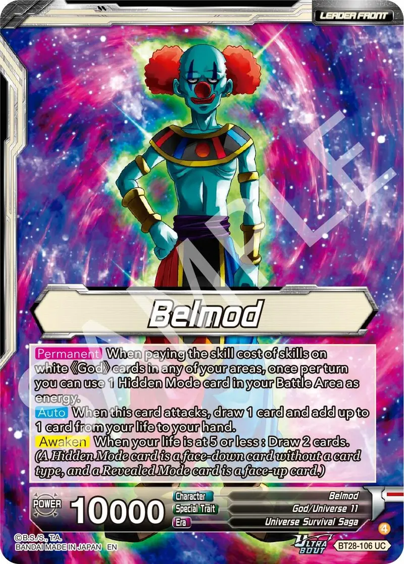 Belmod // Belmod, God Of Destruction (Bt28-106) [Prismatic Clash] 1
