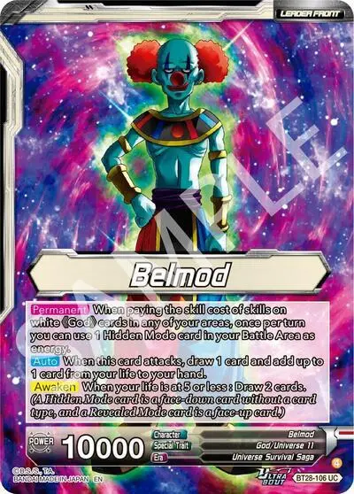 Belmod // Belmod, God Of Destruction (Slr) (Bt28-106) [Prismatic Clash] 1