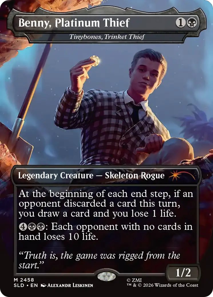 Benny, Platinum Thief - Tinybones, Trinket Thief [Secret Lair Drop Series] 1