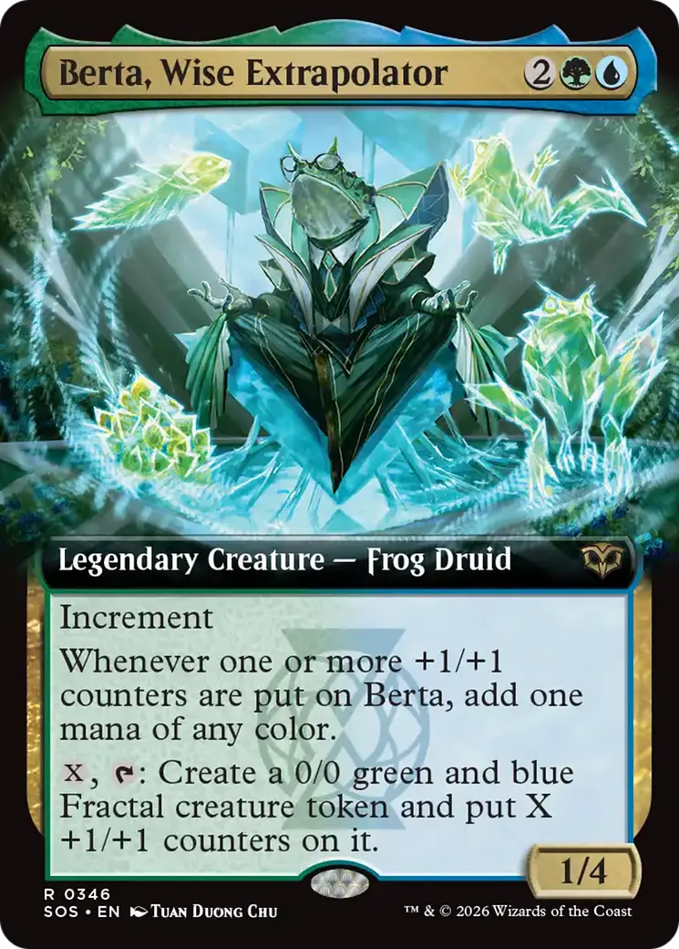 Berta, Wise Extrapolator (Extended Art) [Secrets Of Strixhaven] 1