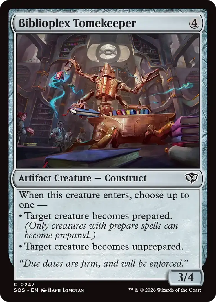 Biblioplex Tomekeeper [Secrets Of Strixhaven] 1